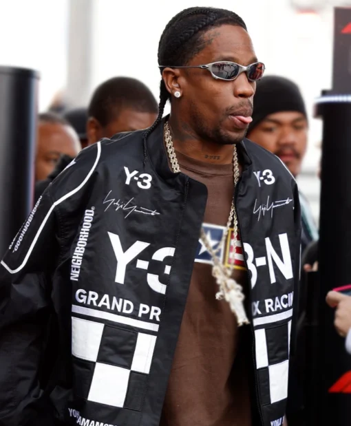 Shop Travis Scott x F1 Las Vegas Grand Prix Racing Jacket - Nova Jacket