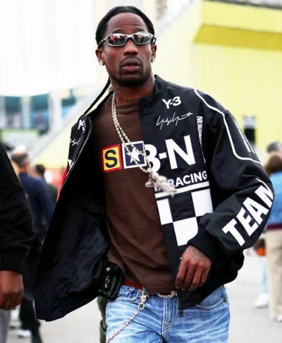 Travis Scott x F1 Las Vegas Grand Prix Racing Jacket
