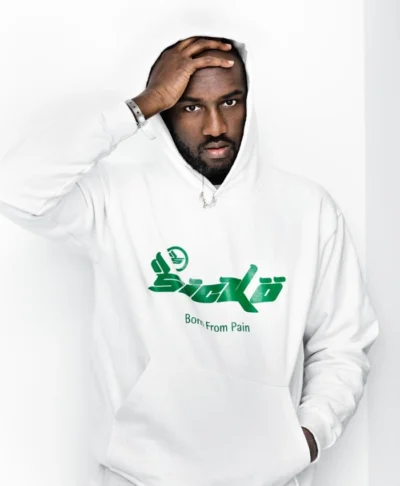 Virgil Abloh Signature White Hoodie