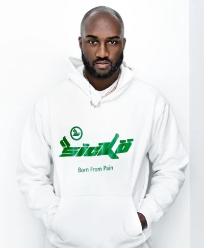 Virgil Abloh Signature White Hoodie