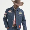 Wrangler x AVIREX 2026 AOP Patch Jacket
