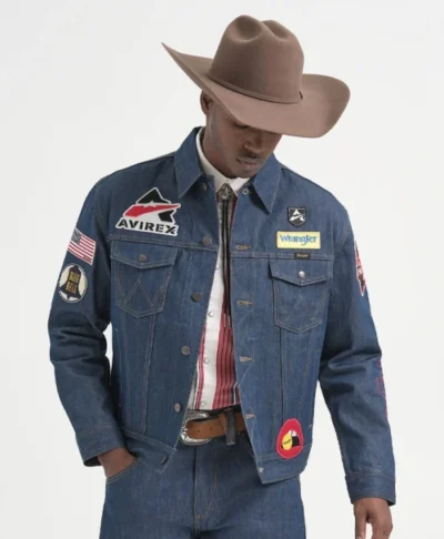 Wrangler x AVIREX 2026 AOP Patch Jacket