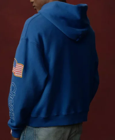 Wrangler x Cherry Americas Blue Hoodie