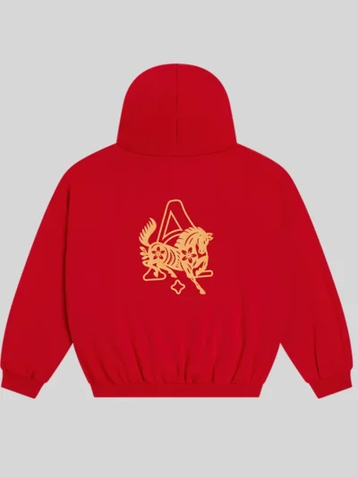 Year of the Horse Alchemai Red Hoodie