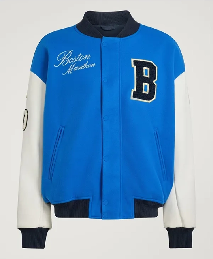 buy Adidas Boston Marathon 26 Varsity Jacket