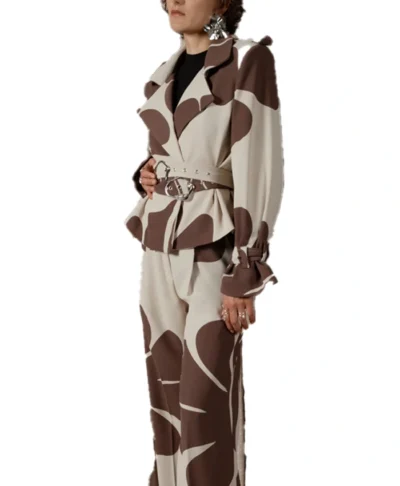 buy African Daisy Crop Trench Jacket