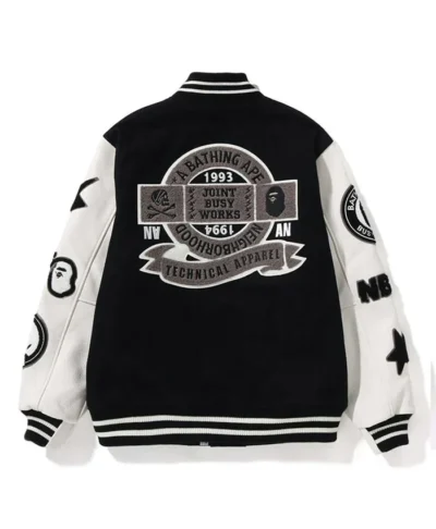 buy BAPE x Neighborhood Varsity Jacket