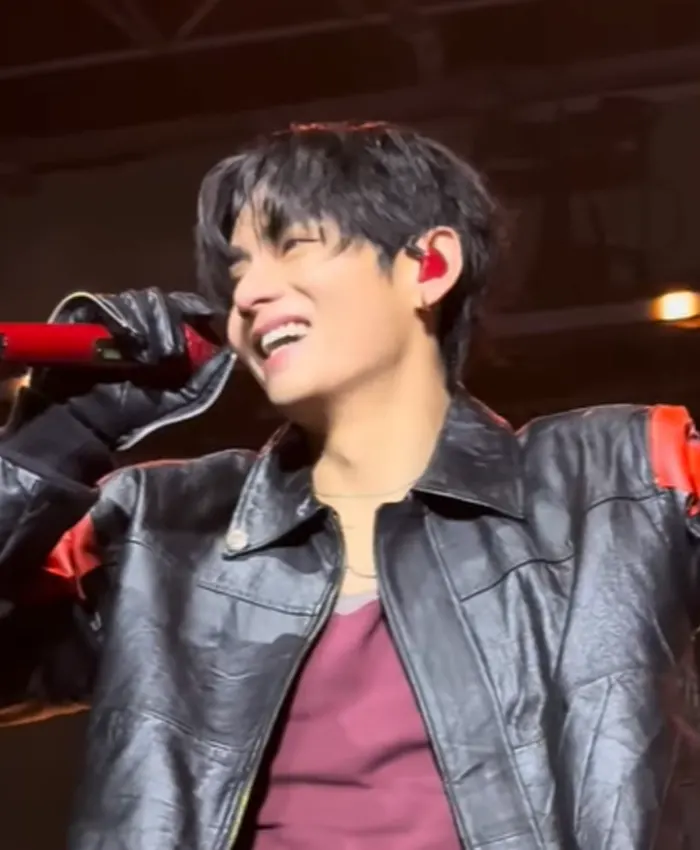 buy BTS Swimside Event Kim Taehyung USA Leather Jacket