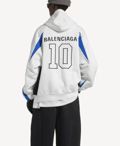 buy Balenciaga x NBA Oversized Zip-Up Hoodie