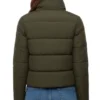 buy Gracewood Olive Puffer Jacket