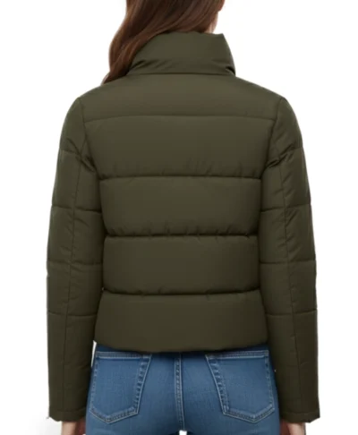 buy Gracewood Olive Puffer Jacket