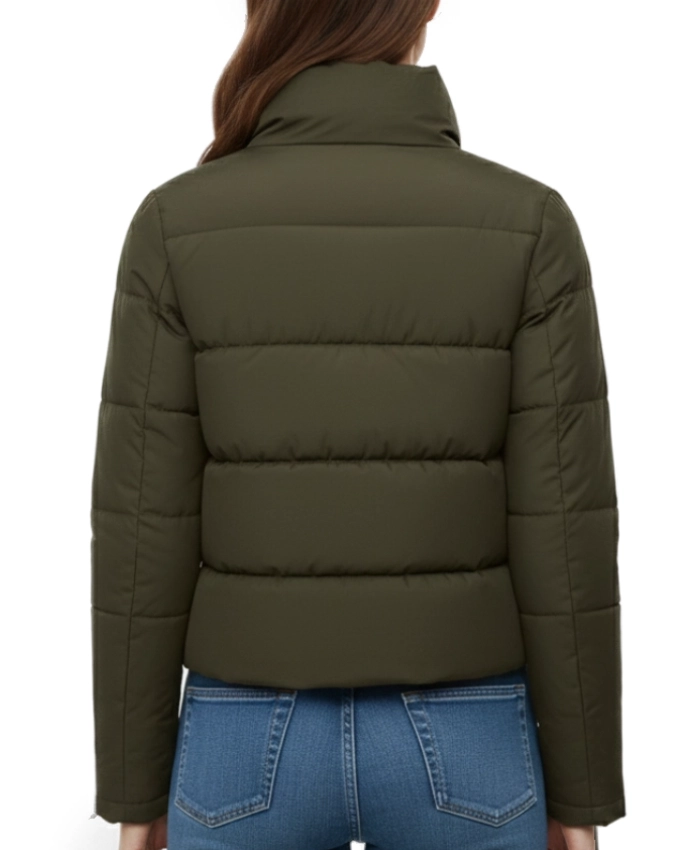 buy Gracewood Olive Puffer Jacket
