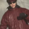 buy Hwang Hyunjin Stray Kids Maroon Jacket