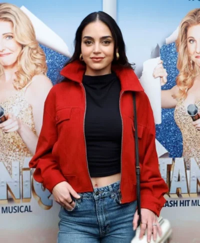 buy Melissa Barrera Titanique NY Red Jacket