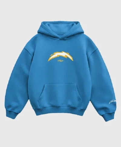 buy Seen x Chargers Sorry I Was Bolting Up Blue Hoodie