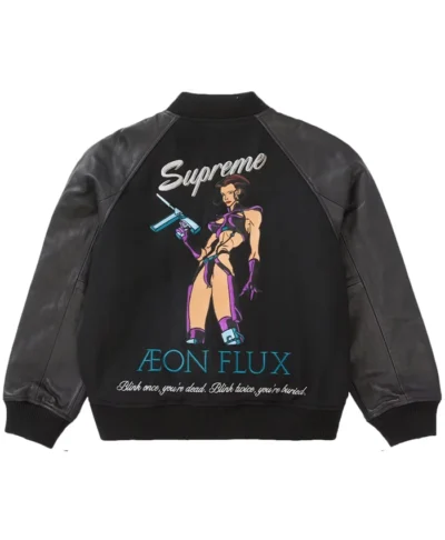 buy Supreme Aeon Flux Varsity Jacket