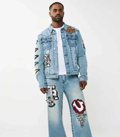 buy jimmy varsity patch big t denim jacket