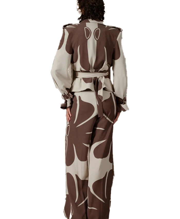 shop African Daisy Crop Trench Jacket