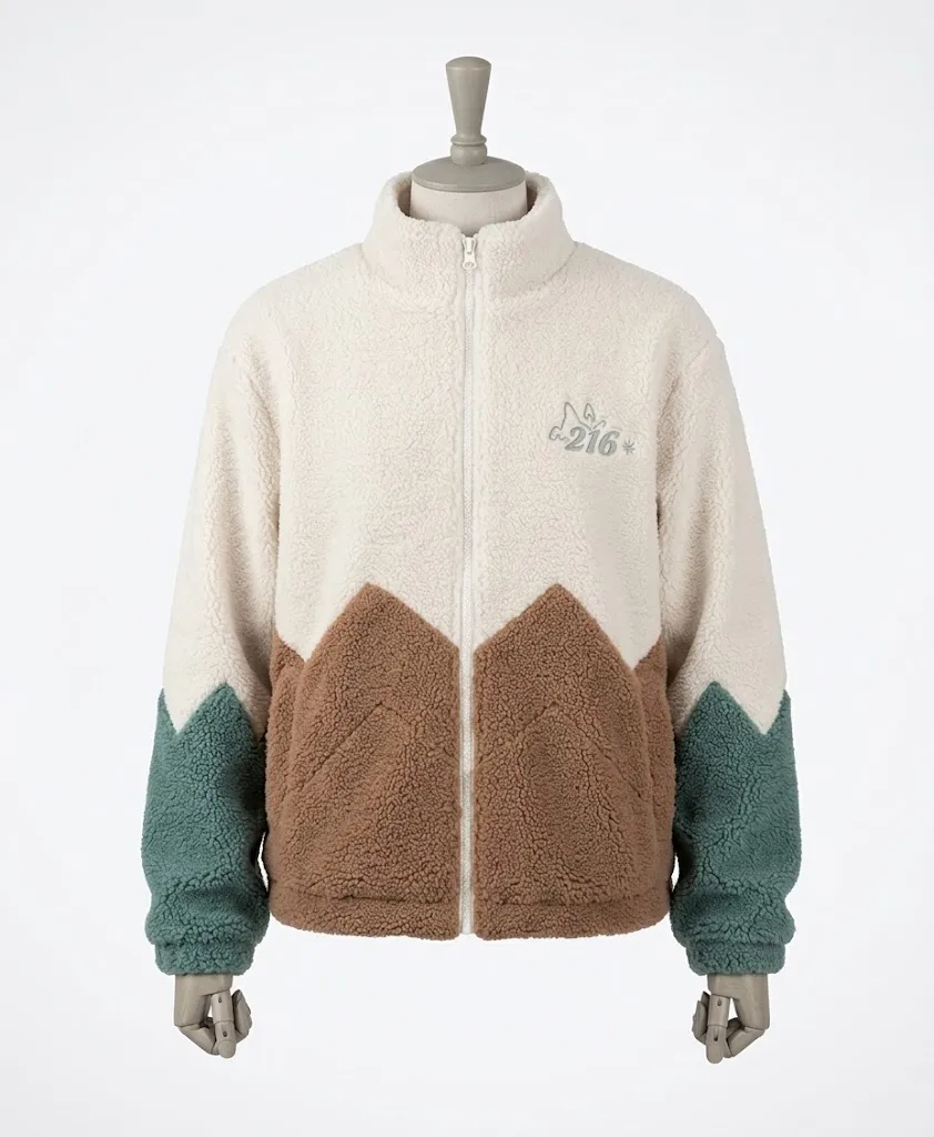 shop now Snover 216 White Sherpa Jacket For Sale