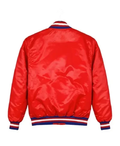 76ers Retro Starter Varsity Bomber Jacket
