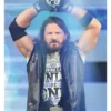 AJ Styles Black Leather Vest Royal Rumble 2026 Edition