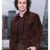 Aaron Taylor Johnson Fuze 2026 Suede Leather Jacket Classic Fit