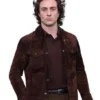 Aaron Taylor Johnson Fuze 2026 Suede Leather Jacket Classic Fit