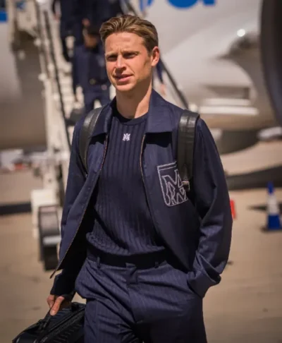 Amiri x FC Barcelona Icon Pinstripe Jacket