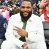 Anthony Anderson 2026 Play-In White Varsity Jacket