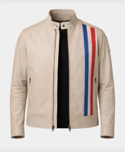 Arc Raiders Inspired White Leather Jacket