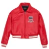 Avirex Cropped Icon Red Jacket