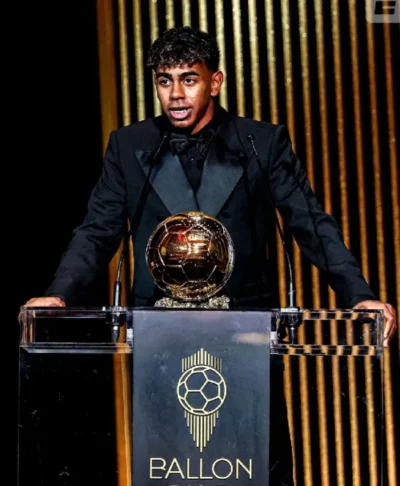 Ballon d’Or 2026 Lamine Yamal Black Blazer