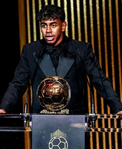 Ballon d’Or 2026 Lamine Yamal Black Blazer