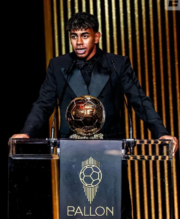 Ballon d’Or 2026 Lamine Yamal Black Blazer