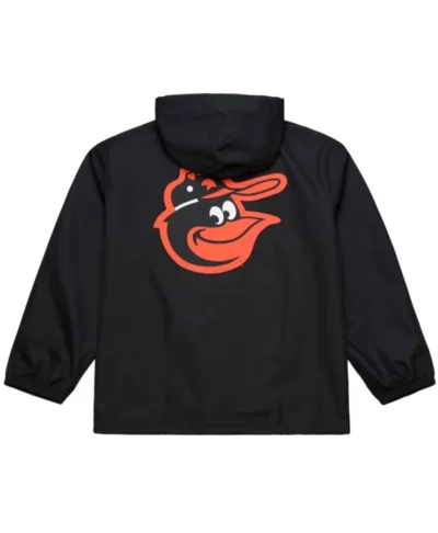 Baltimore Black Windbreaker Jacket Orioles Edition