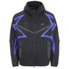 Black Hooded Tech Jacket