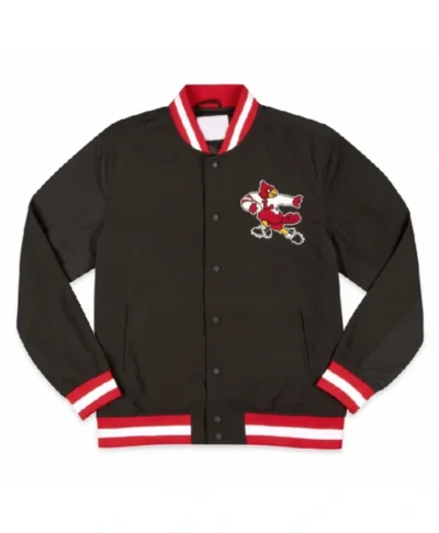 Blackout Louisville Cardinals Bomber Jacket