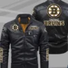 Boston Bruins Official NHL Leather Jacket