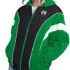Boston Celtics Green Lightweight QB Jacket