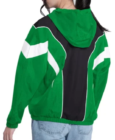 Boston Celtics Green Lightweight QB Jacket