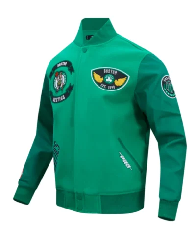 Boston Celtics Kelly Green Classic Varsity Jacket