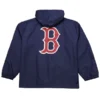 Boston Navy Windbreaker Jacket Red Sox Edition