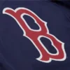 Boston Navy Windbreaker Jacket Red Sox Edition