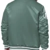 Boston Red Sox City Connect Green Varsity Satin Jacket Icon