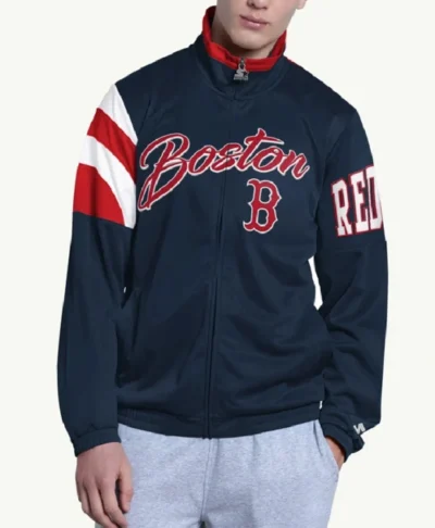 Boston Red Sox Heritage Navy Track Jacket