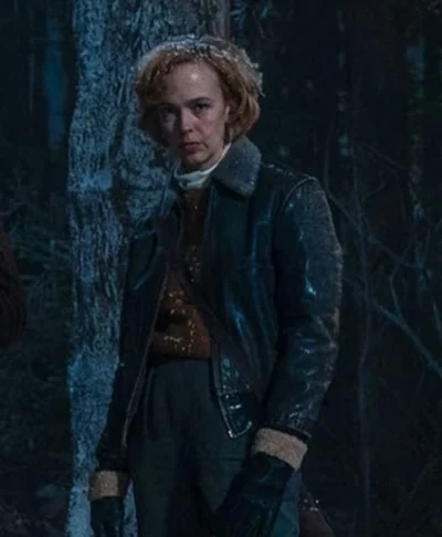 Brittany Allen The Yeti 2026 Black Leather Jacket