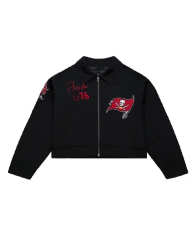 Buccaneers Black Mechanic Crop Jacket Edition