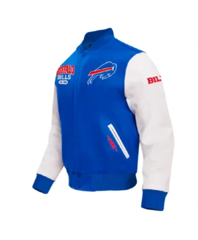 Buffalo Bills City Arch Black Varsity Jacket
