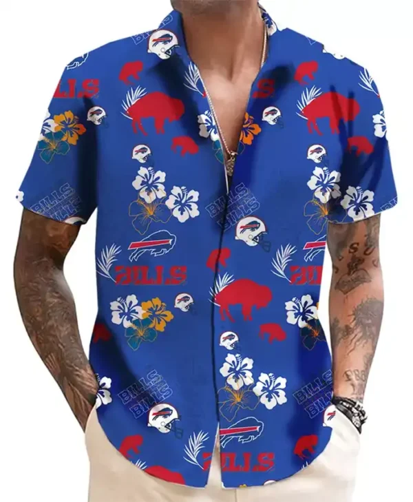 Buffalo Bills Tropical Hawaiian Shirt