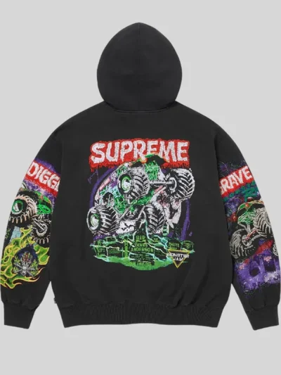 Buy Supreme x Grave Digger Hoodie
